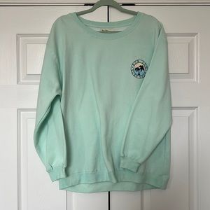 Baby blue Ron Jon Long sleeve crewneck